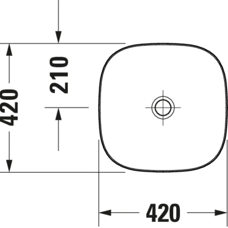 Ảnh Chậu rửa đặt bàn Duravit 2373420079 2