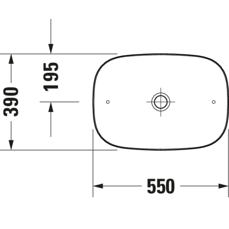 Ảnh Chậu rửa đặt bàn Duravit 2373550079 2
