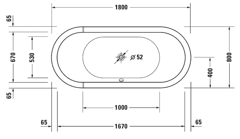 Ảnh Bồn tắm Massage Duravit 760010000CE1000 2