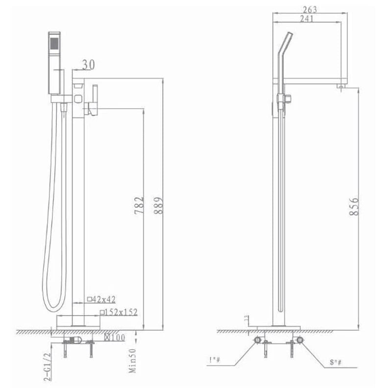 Ảnh Sen bồn tắm Euroking EU-1340100 2