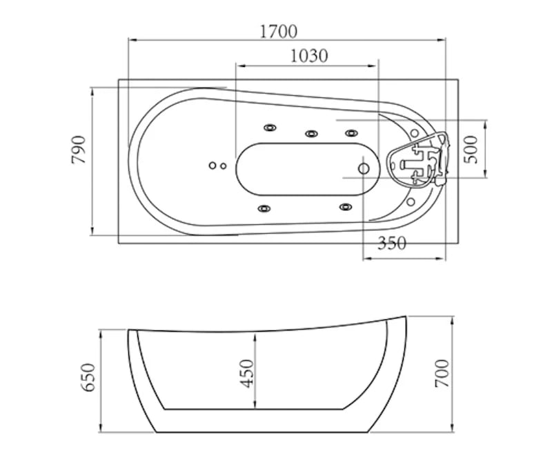 Ảnh Bồn tắm Massage Govern JS-6209 2