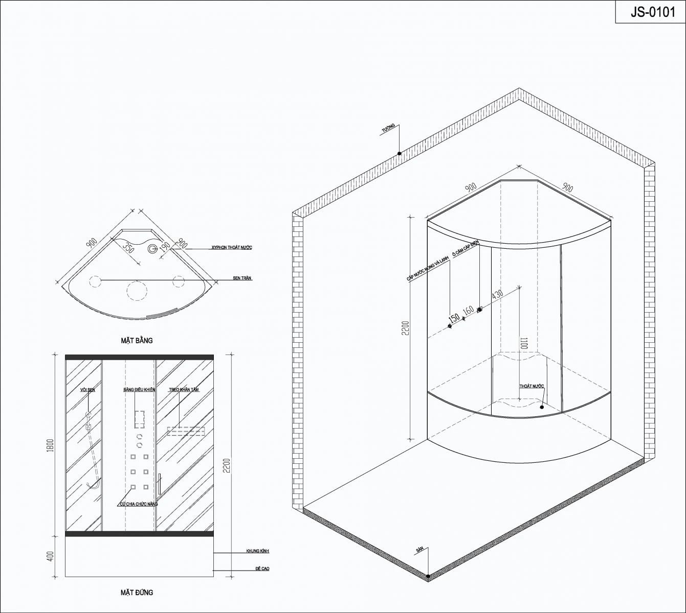 Ảnh Phòng tắm xông hơi Govern JS-0101A 3