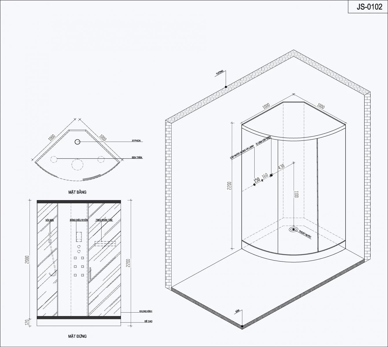 Ảnh Phòng tắm xông hơi Govern JS-0102 2