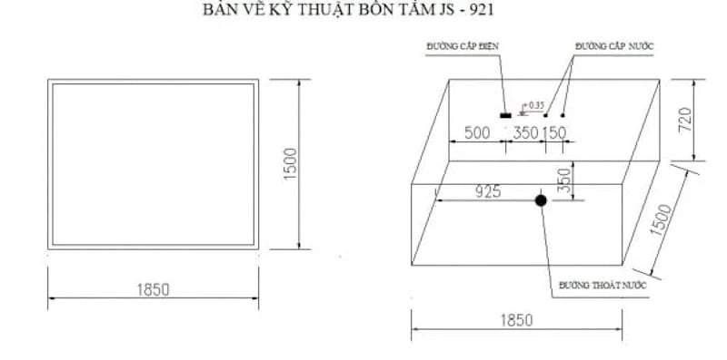 Ảnh Bồn tắm Massage Govern JS-921 2