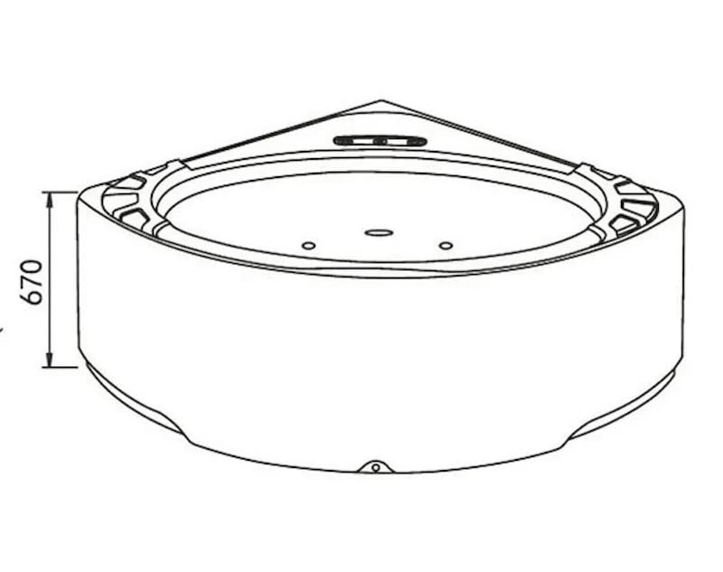 Ảnh Bồn tắm Massage Govern K-8180 2