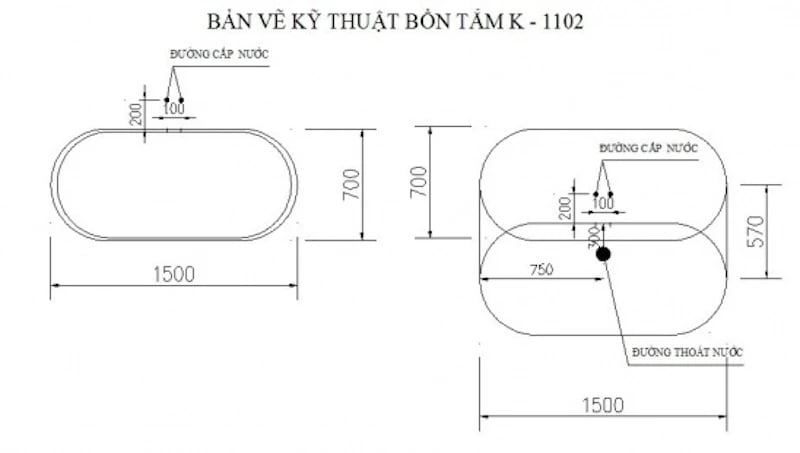 Ảnh Bồn tắm Govern JS-1102 2