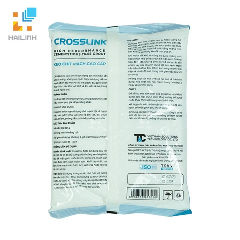 Ảnh Keo chà ron chít mạch gạch CROSSLINK 2