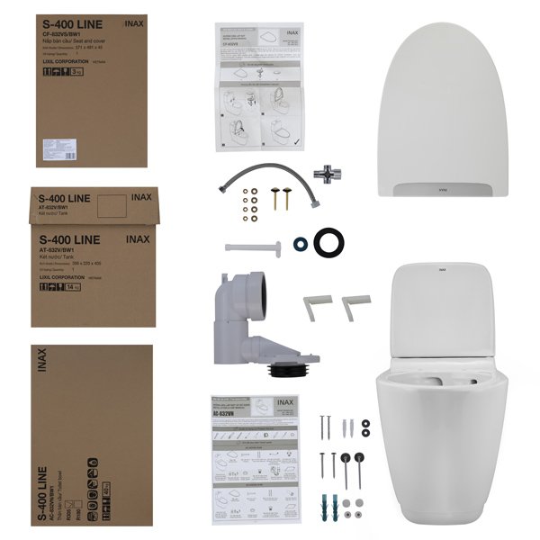 Ảnh Bồn cầu 2 khối inax AC-832VN 2