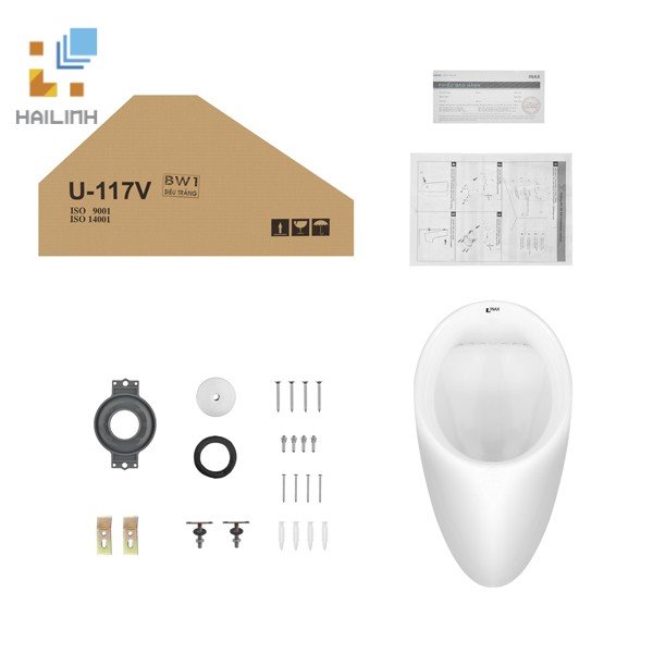 Ảnh Bồn tiểu nam Inax U-117V 2