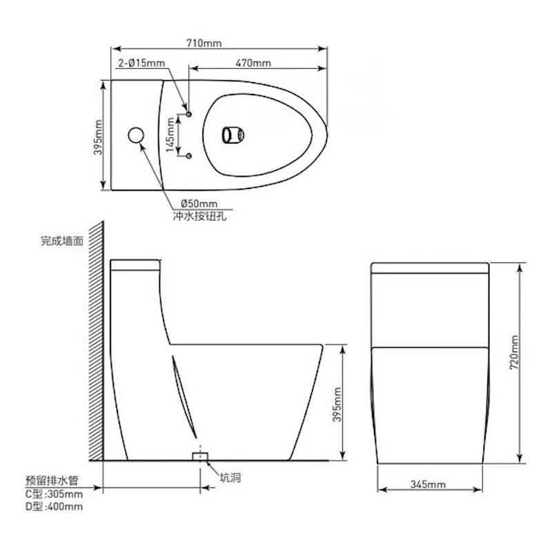 Ảnh Bồn cầu 1 khối Moen SW3182C1 2