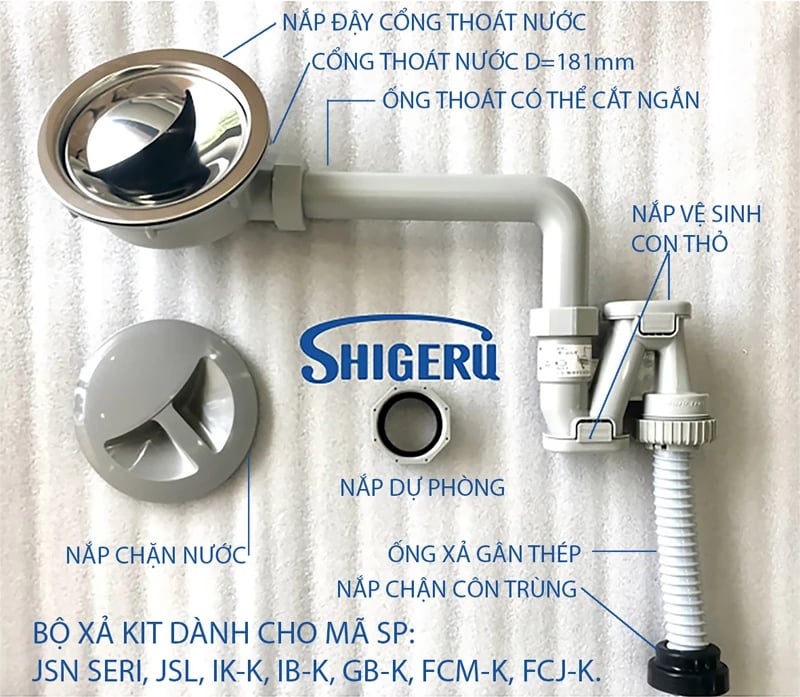 Ảnh Chậu rửa bát SHIGERU IK–K FS 3