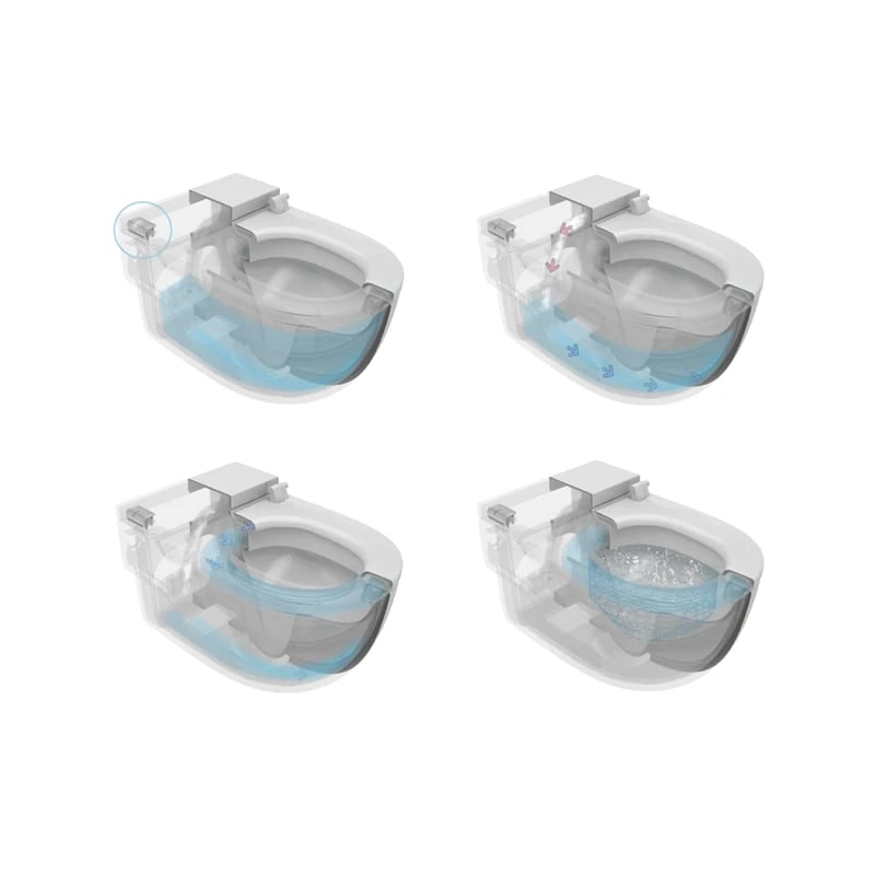 Ảnh Bồn cầu âm tường Roca A893301000 2