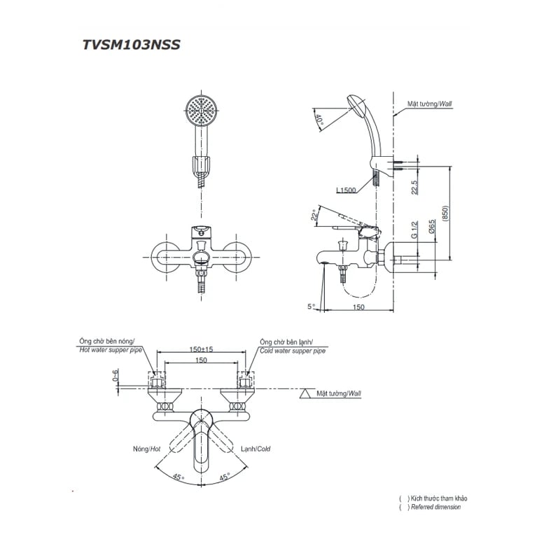 Ảnh Sen tắm TOTO TVSM103NSS 2