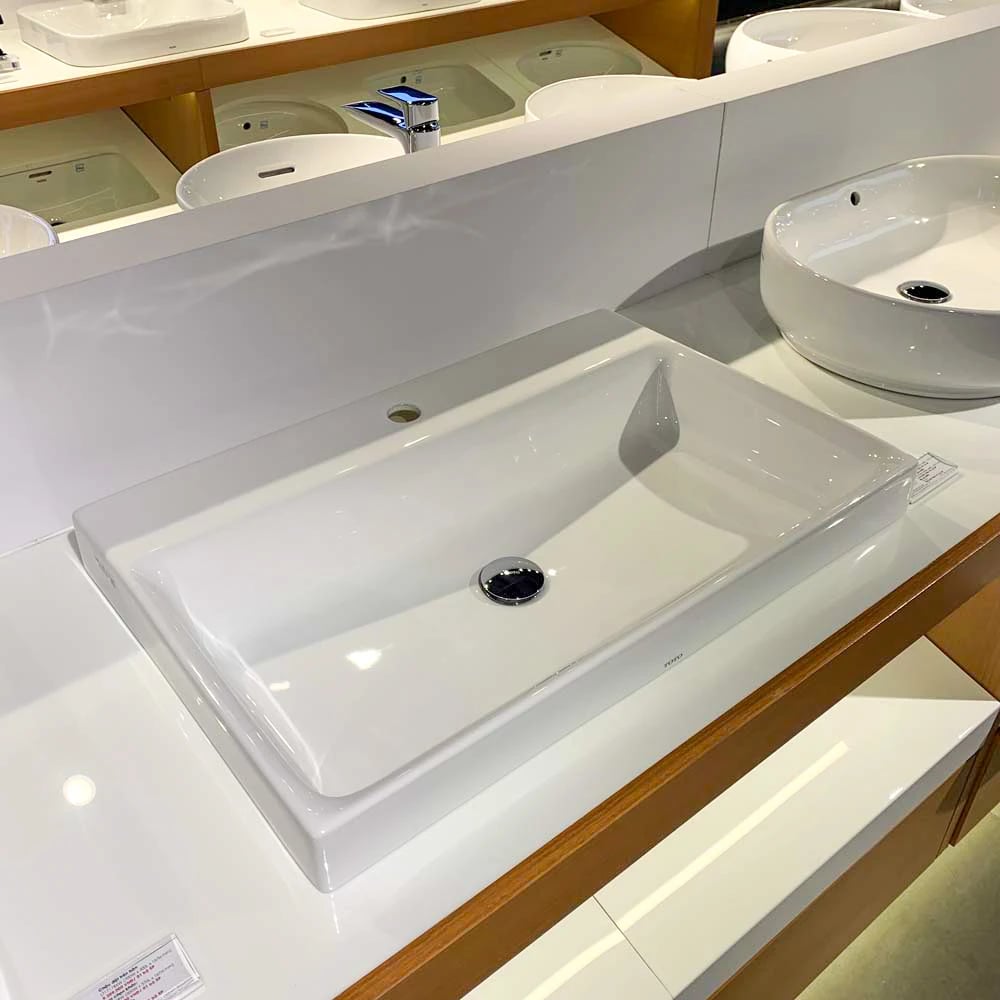 Ảnh Chậu rửa đặt bàn TOTO LW1617 4