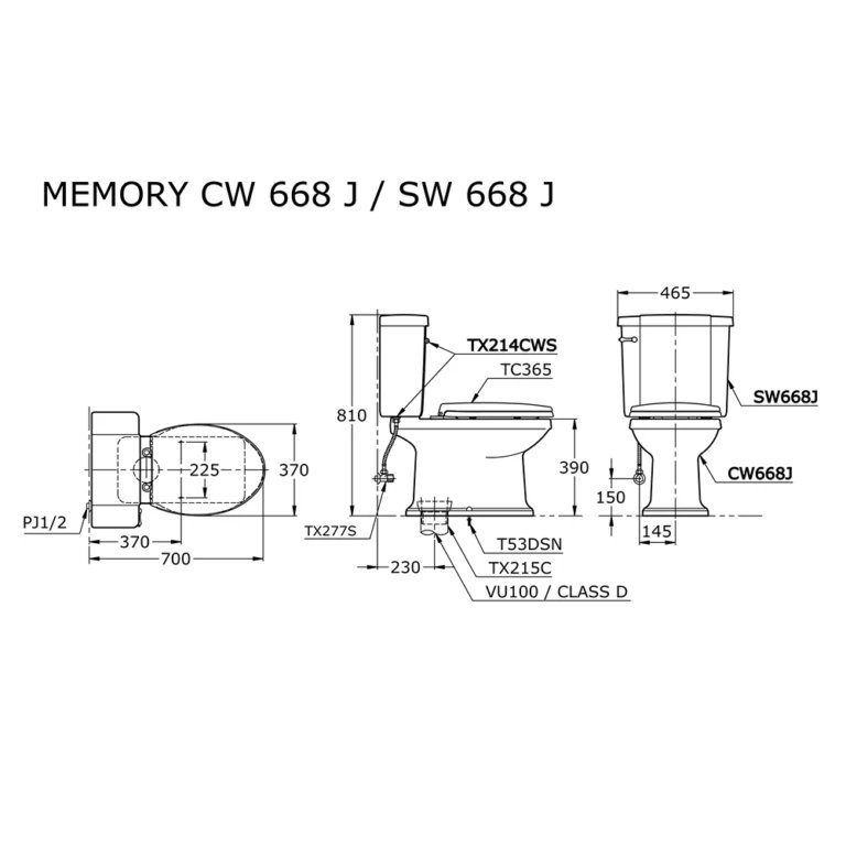 Ảnh Bồn cầu thông minh TOTO CW668J/SW668J/214/TC393VS/TX215C/HAP004A-F/T53DSR 2