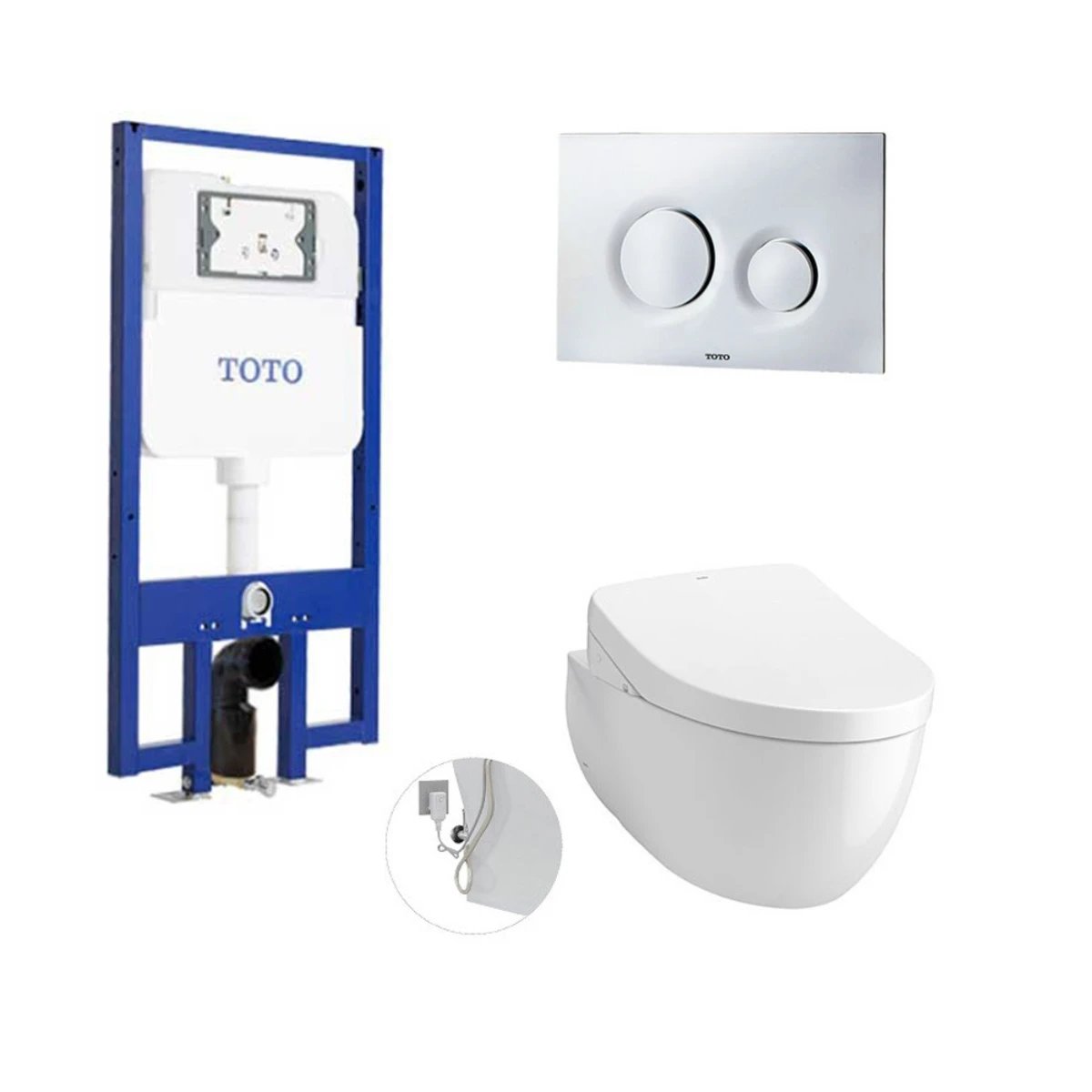 Ảnh Bồn cầu thông minh TOTO CW812RA/WH172A/TCF4911Z/MB174P 6