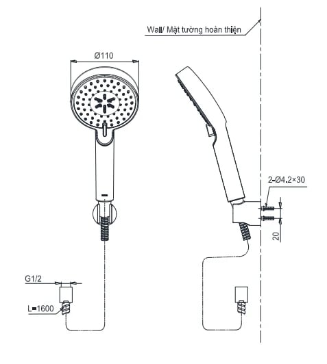 Ảnh Sen tắm nóng lạnh TOTO TTMR302V/TBW07009A 3