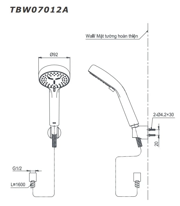 Ảnh Sen tắm nóng lạnh TOTO TTMR302V/TBW07012A 3