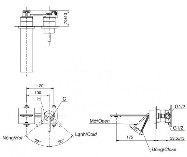 Ảnh Vòi chậu TOTO TLP02309BA 2