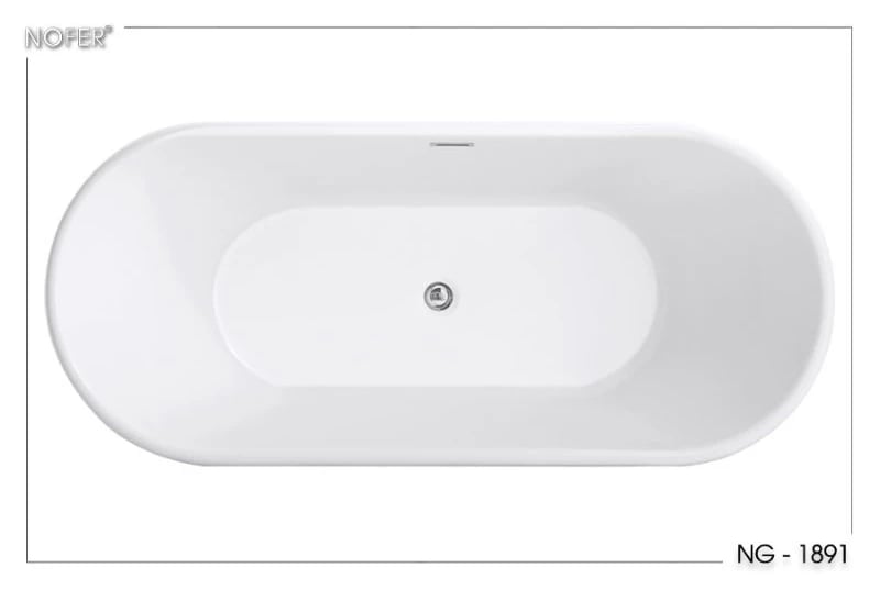 Ảnh Bồn tắm Nofer NG-1891-1700 2