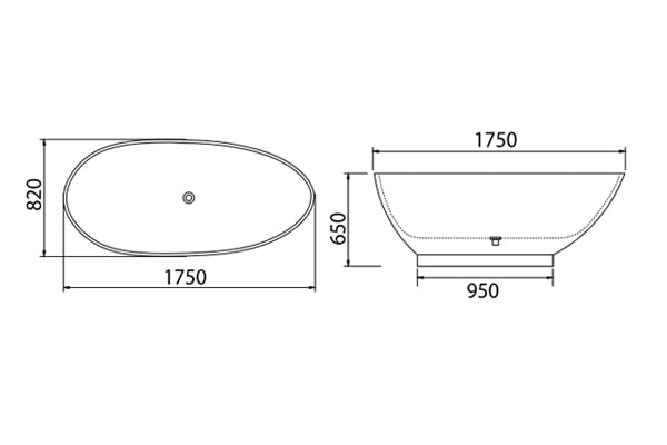 Ảnh Bồn tắm Viglacera P.61.350 4