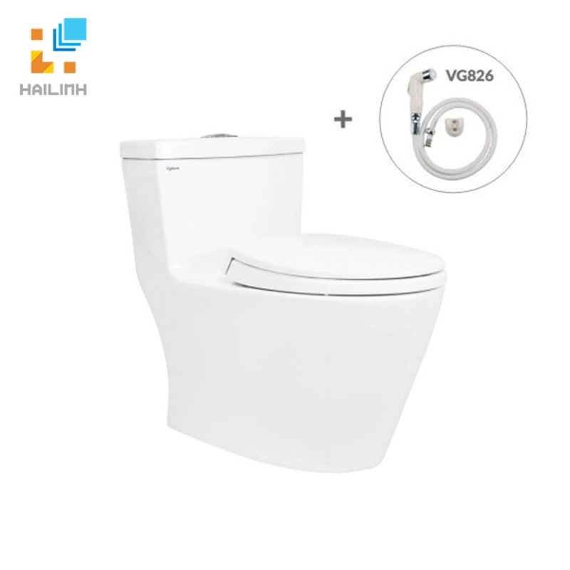 Ảnh Bồn cầu 1 khối Viglacera V62 2