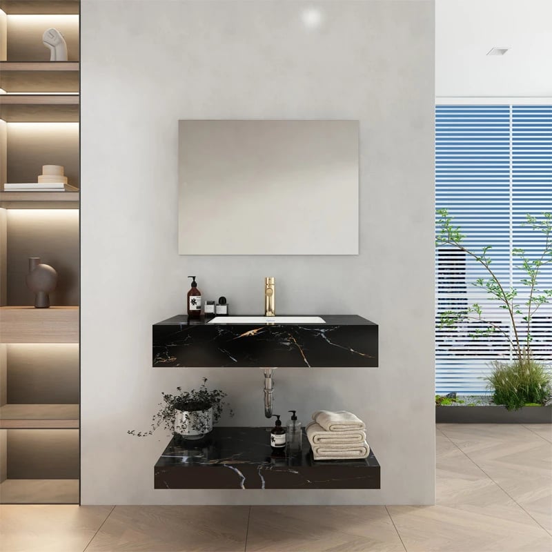 Ảnh Chậu bàn đá 2 tầng Viglacera VI12-9GP01 4