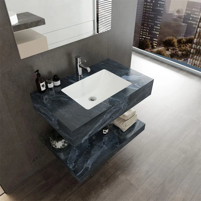 Ảnh Chậu bàn đá 2 tầng Viglacera VI9-9GP03 4