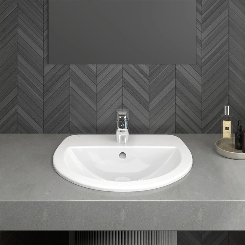 Ảnh Chậu rửa đặt bàn Viglacera CD12 3