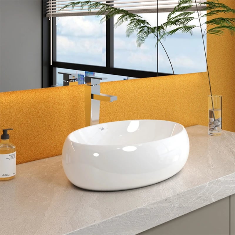 Ảnh Chậu rửa bàn đá Viglacera CD30 2
