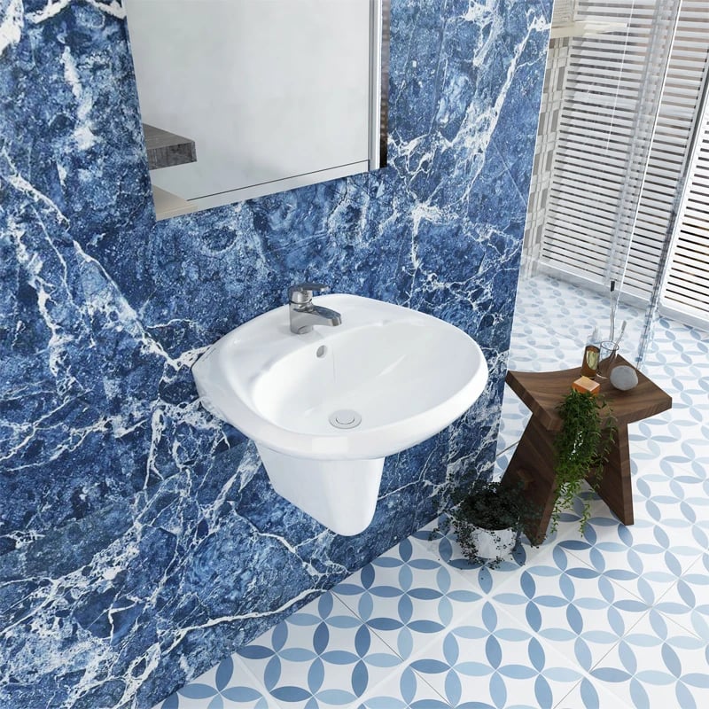 Ảnh Chậu rửa treo tường Viglacera VTL3+VI5 5