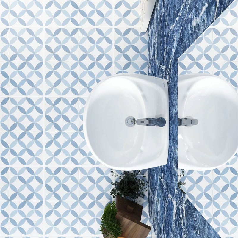 Ảnh Chậu rửa treo tường Viglacera VTL3+VI5 4