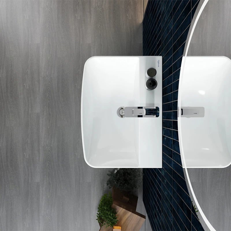 Ảnh Chậu rửa treo tường Viglacera V58 3