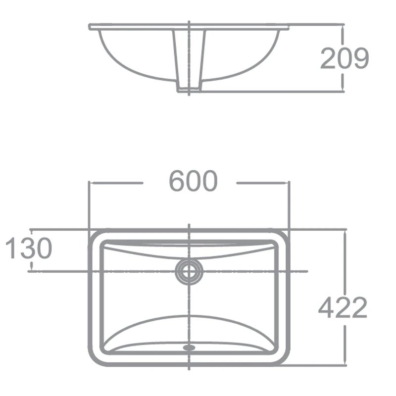 Ảnh Chậu rửa âm bàn American Standard TI-0459-WT 2