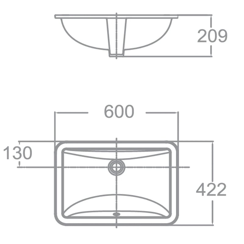 Ảnh Chậu rửa âm bàn American Standard TI-0459-WT 2