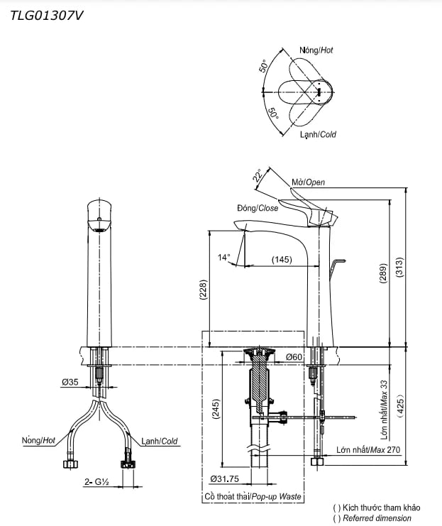Ảnh Vòi chậu TOTO TLG01307V 2