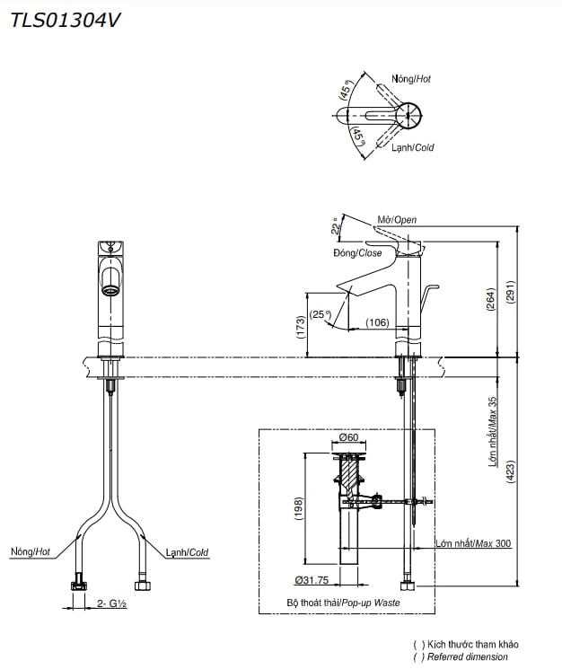 Ảnh Vòi chậu TOTO TLS01304V 2
