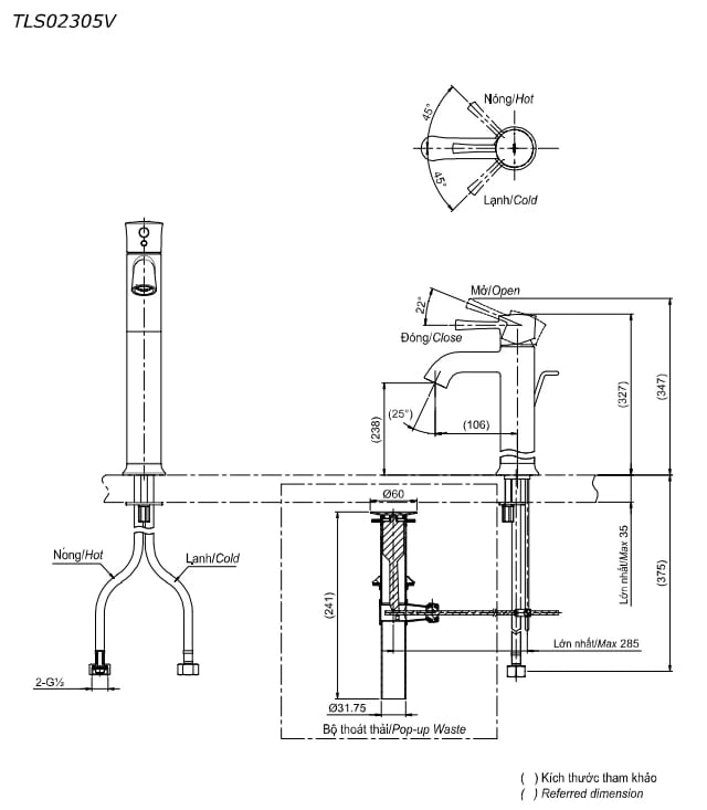 Ảnh Vòi chậu TOTO TLS02305V 2