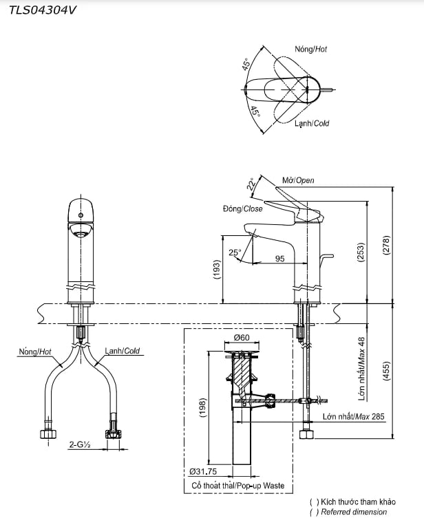 Ảnh Vòi chậu TOTO TLS04304V 2