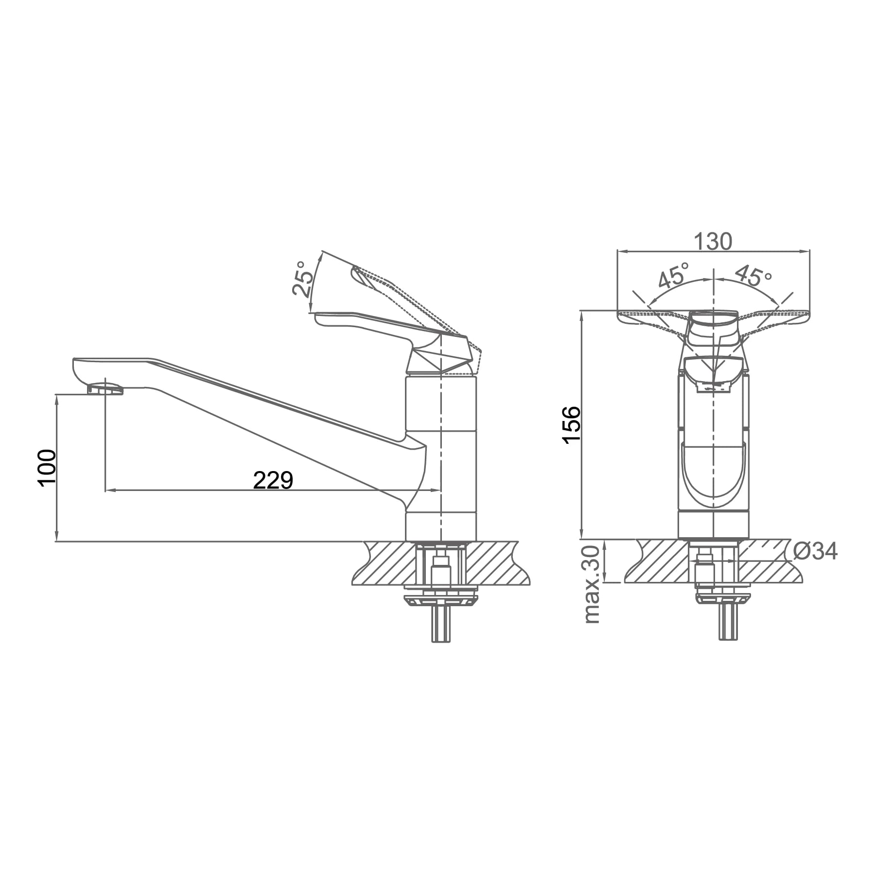 Ảnh Vòi rửa bát nóng lạnh D&K DK900627 2