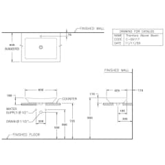 Ảnh Chậu rửa dương bàn Cotto C0911 MWH 2