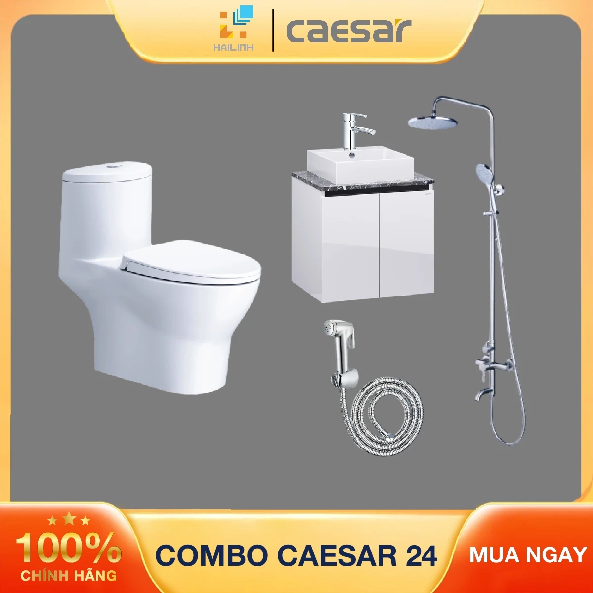 Combo thiết bị vệ sinh Caesar số 24
