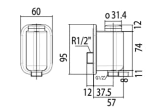 Ảnh Vòi sen lạnh American Standard WF-T825 2