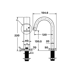 Ảnh Vòi chậu cảm ứng American Standard WF-8101 2