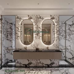 Ảnh Gương nhà tắm khung inox mạ PVD tích hợp sấy hơi nước Architorino – ALI60120-THS 1