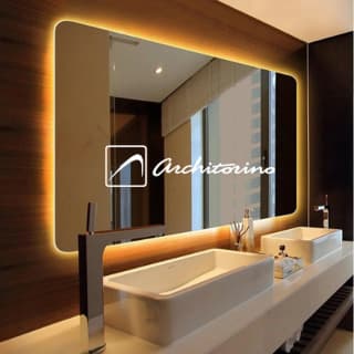 Ảnh Gương phòng tắm đèn led cao cấp Archi AL12070-VH 1