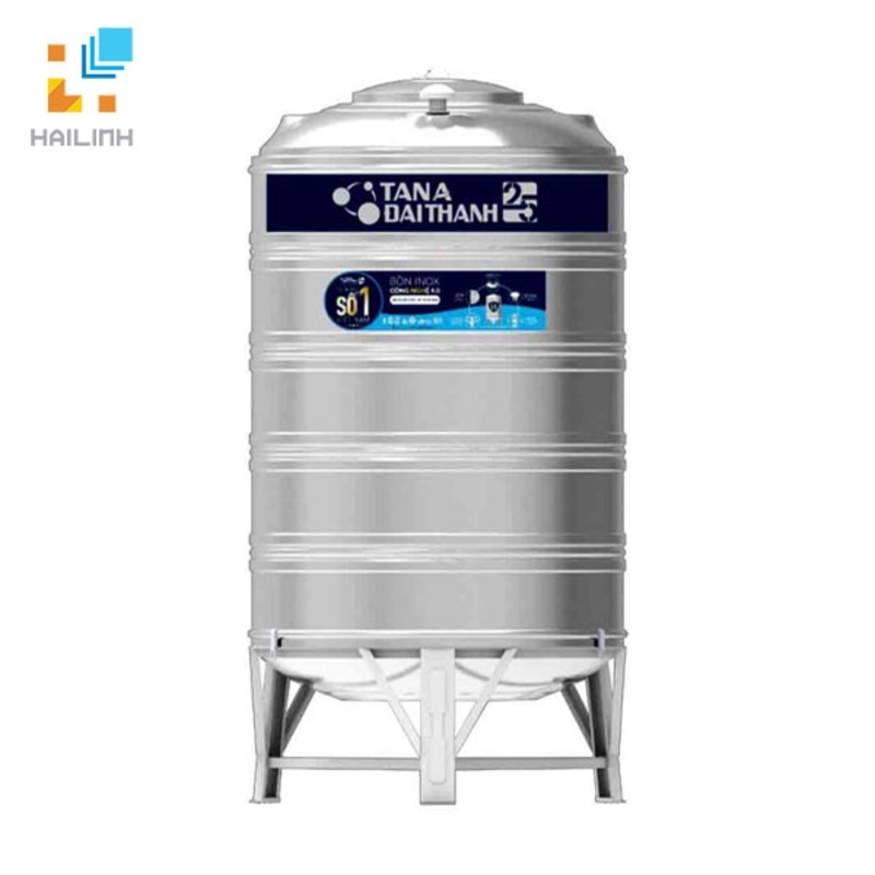 Bồn nước inox Tân Á Đại Thành 25 - TAĐT25 1500Đ (Ø1140) Đứng