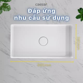 Ảnh Chậu rửa âm bàn Caesar LF5130 2