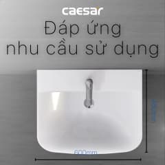 Ảnh Chậu rửa treo tường Caesar L2365+P2445 8