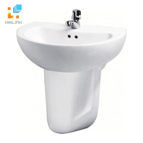 Chậu rửa Caesar L2150-P2441 treo tường cao cấp